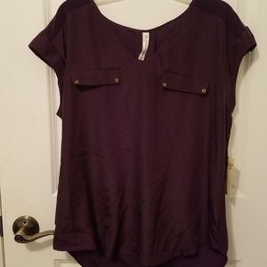 Plum colored blouse XL